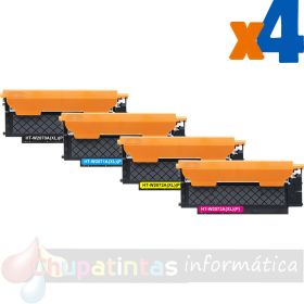 HP 117A XL Pack de 4 Cartuchos de Tóner Genéricos: W2070A+W2071A+W2072A+W2073A XL