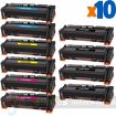 Canon 067H Pack de 10 Cartuchos de Toner Genericos