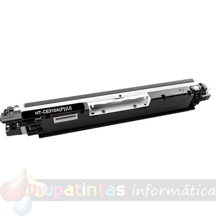 HP CE310A/CF350A Negro Cartucho de Tóner Genérico - Reemplaza 126A/130A - 1