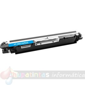 HP CE311A/CF351A Cian Cartucho de Tóner Genérico - Reemplaza 126A/130A - 1