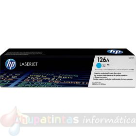 HP CE311A Cian Cartucho de Tóner Original - 126A