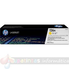 HP CE312A Amarillo Cartucho de Tóner Original - 126A