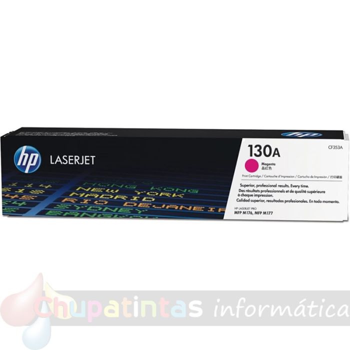 HP CF353A Magenta Cartucho de Tóner Original - 130A