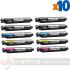 Canon 729 Pack de 10 Cartuchos de Tóner Genéricos - 1
