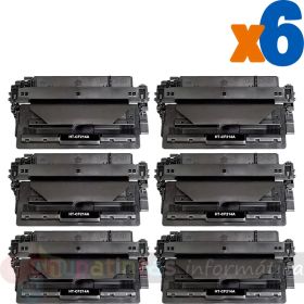 HP CF214A Negro Pack de 6 Cartuchos de Tóner Genéricos - Reemplaza 14A