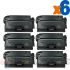 HP CF214X Negro Pack de 6 Cartuchos de Tóner Genéricos - Reemplaza 14X