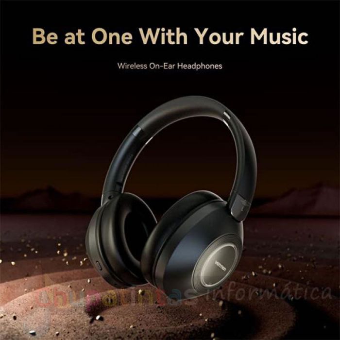 Vention SoundMate S11 Auriculares Bluetooth 5.3 - 20h de Batería - Micrófono - Color Negro-4