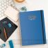 Dohe Syncro Agenda Anual - Día Página - Cubierta de Plástico - Cierre con Goma Elástica - Tamaño 15x21cm - Azul-Mejor Precio
