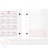 Dohe Bloque Bufete Anual - 2 Perforaciones - Calendario Contribuyente - Planning Mensual - 640 Páginas-2