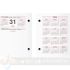 Dohe Bloque Bufete Anual - 2 Perforaciones - Calendario Contribuyente - Planning Mensual - 640 Páginas-3