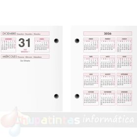 Dohe Bloque Bufete Anual - 2 Perforaciones - Calendario Contribuyente - Planning Mensual - 640 Páginas-3
