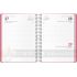 Dohe Denver Agenda Anual - Dia Pagina - Sabado y Domingo misma Pagina - Cierre con Goma Elastica - Tamaño 15x21cm - Color Rojo