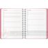 Dohe Denver Agenda Anual - Día Página - Cierre con Goma Elástica - Tamaño 15x21cm - Color Rojo - Planning
