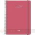Dohe Denver Agenda Anual - Día Página - Cierre con Goma Elástica - Tamaño 15x21cm - Color Rosa-1
