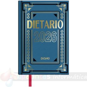 Dohe Dietario Anual Octavo - Dia Pág. - Fabricado en Geltex - 11.5x16.6cm - Colores Surtidos Aleatorios-1