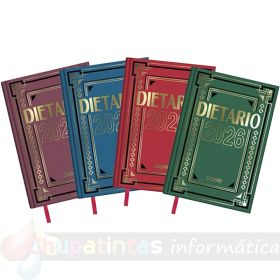 Dohe Dietario Anual Octavo - Dia Pág. - Fabricado en Geltex - 11.5x16.6cm - Colores Surtidos Aleatorios-3