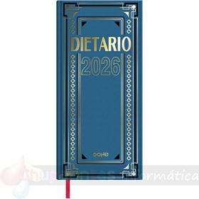 Dohe Dietario Anual Dos Tercios - Dia Pág. - Fabricado en Geltex - 14.5x31cm - Colores Surtidos Aleatorios-1