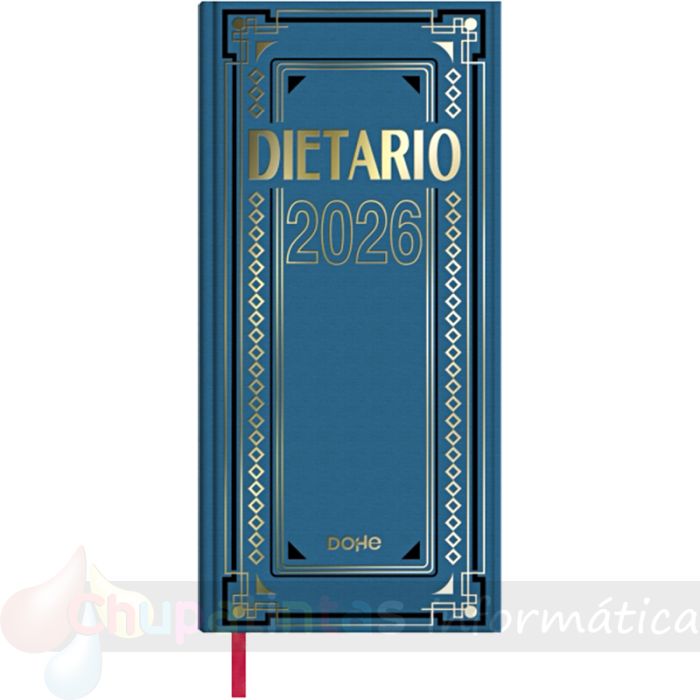 Dohe Dietario Anual Dos Tercios - Dia Pág. - Fabricado en Geltex - 14.5x31cm - Colores Surtidos Aleatorios-1