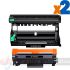 Brother TN2420 Cartucho de Toner + DR2510/DR2400 Tambor de Imagen Pack de 2 Cartuchos Genericos