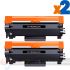 Brother TN2420/TN2410 XL Negro Pack de 2 Cartuchos de Tóner Genéricos