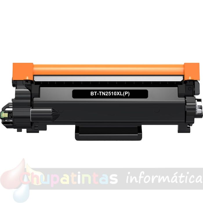Brother TN2510XL Negro Cartucho de Tóner Genérico - Reemplaza TN2510XL