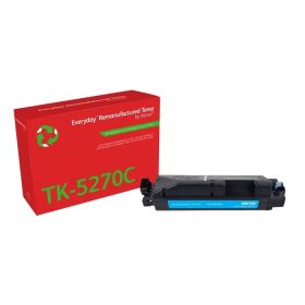 Xerox Everyday Kyocera TK5270 Cyan Cartucho de Toner Remanufacturado - Reemplaza 1T02TVCNL0/TK5270C