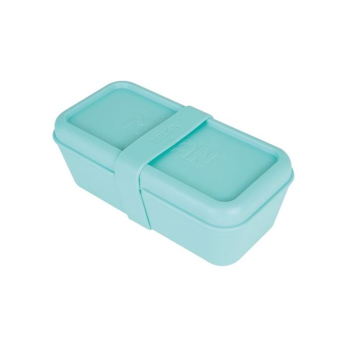 Milan Coleccion 460 Fiambrera Rectangular 0.75L - Apta para Microondas, Lavavajillas y Congelador - Libre de BPA - Divisor Interior Movil - Medidas 20x10x7,5cm - Color Verde