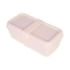 Milan Coleccion 460 Fiambrera Rectangular 0.75L - Apta para Microondas, Lavavajillas y Congelador - Libre de BPA - Divisor Interior Movil - Medidas 20x10x7,5cm - Color Beige