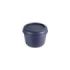 Milan Coleccion 430 Fiambrera Redonda 0.25L - Apta para Microondas, Lavavajillas y Congelador - Libre de BPA - Medidas 10 Ã˜ x 7cm - Color Azul