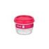 Milan Coleccion Nata 624 Fiambrera Hermetica de Tritan Redonda 0.5L - Apta para Microondas, Lavavajillas y Congelador - Libre de BPA - Medidas 12 Ã˜ x 9,2cm - Color Transparente/Rosa