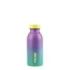 Milan Serie Sunset Botella Isotermica 0.35L - Doble Pared de Acero Inoxidable - Liquidos Calientes hasta 12h, Frios hasta 24h - Color Turquesa/Violeta