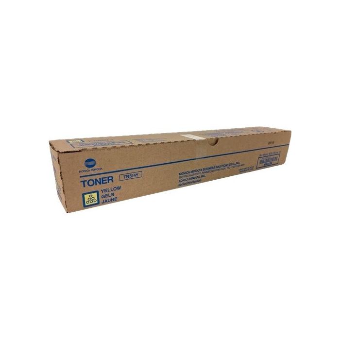 Konica Minolta TN514 Amarillo Cartucho de Toner Original - A9E8250/TN514Y