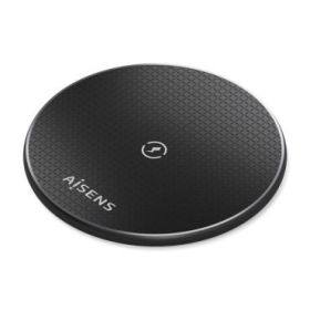 Aisens Cargador Inalambrico 15W - USB-C - Protocolo Qi - Proteccion Contra Sobretension, Sobretemperatura y sobrecorriente - Color Negro