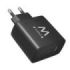 Ewent EW1330 Cargador GaN Universal de Pared 65W Ultrarapido - 1x USB-C PD 3.0 & PPS, 1x USB-A QC 3.0 - Color Negro