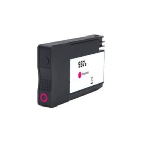 HP 937e XL Magenta Cartucho de Tinta Pigmentada Generico - Reemplaza 4S6W7NE/4S6W3NE (Chip reforzado contra actualizaciones)