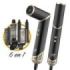 Muvip Ultimate Experience Profesional 6 en 1 Herramienta de Secado y Peinado - 1500W - Accesorios para Rizar, Cepillar y Alisar - 3 Configuraciones de Calor y 2 de Ventilador -Funcion de Ionizacion