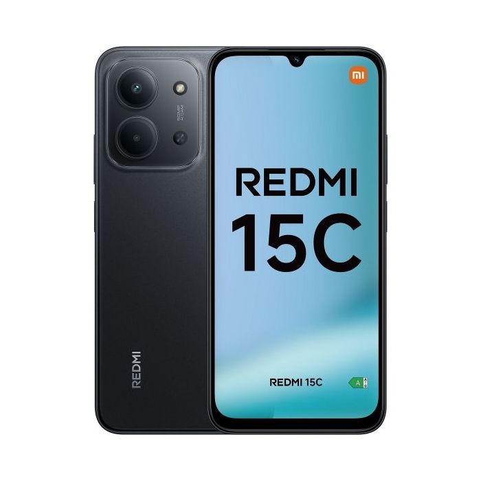 Xiaomi Redmi 15C Smartphone Pantalla 6.9" - 4GB - 128GB - Camara Principal 50MP - Bateria 6000mAh - Color Negro