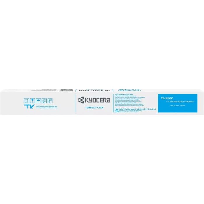 Kyocera TK8455 Cyan Cartucho de Toner Original - 1T0C2MCNL0/TK8455C