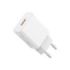 XO L127TC Cargador de Pared 18W - USB-A - Cable USB-A a USB-C 1m - Color Blanco