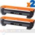 Brother TN1050 Negro Pack de 2 Cartuchos de Tóner Genéricos