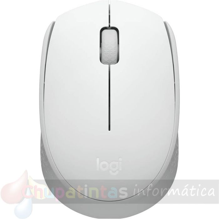 Logitech M171 ratón inalámbrico 1000dpi - 3 botones - Ambidiestro - Blanco