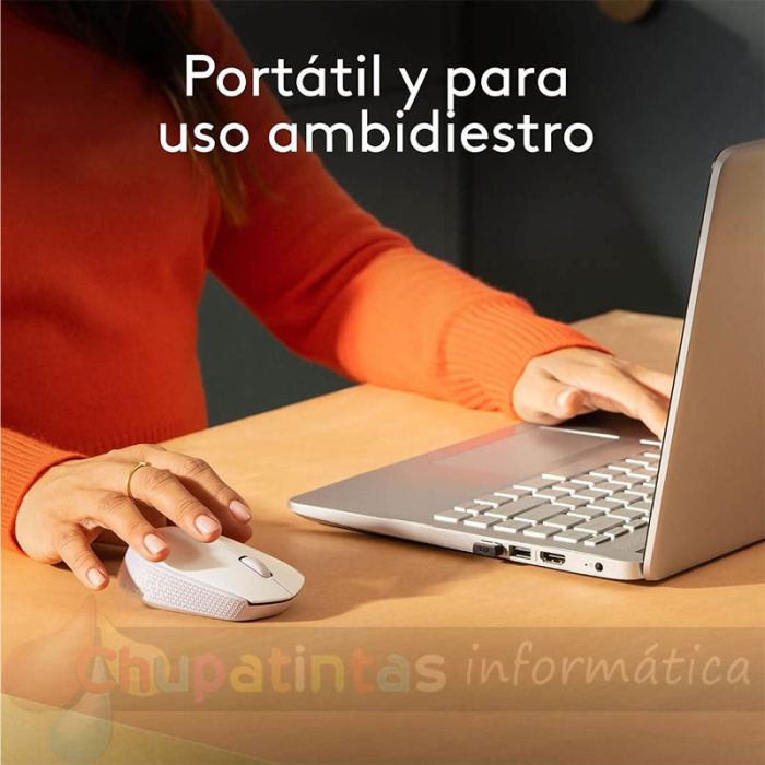 Logitech M171 ratón inalámbrico 1000dpi - 3 botones - Blanco - comodidad