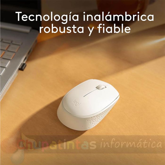Logitech M171 ratón inalámbrico 1000dpi - 3 botones - Blanco - mejor precio