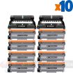 Brother TN2320 XL Cartucho de Toner + DR2300 XL Tambor de Imagen Pack de 10 Cartuchos Genericos
