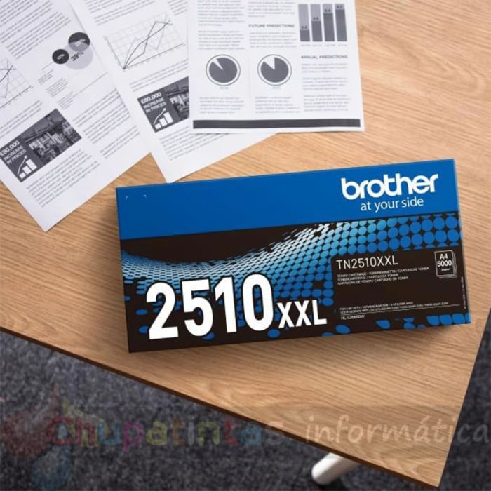 Brother TN2510XXL Negro Cartucho de Toner Original - TN2510XXL-4
