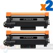 Brother TN2510XL Negro Pack de 2 Cartuchos de Toner Genericos