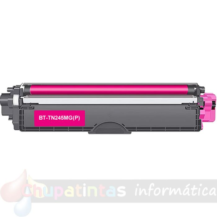 Brother TN241/TN245/TN242/TN246 Magenta Cartucho de Tóner Genérico - Reemplaza TN241M/TN245M/TN242M/TN246M-1