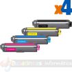 Brother TN241/TN245/TN242/TN246 Pack de 4 Cartuchos de Toner Genericos