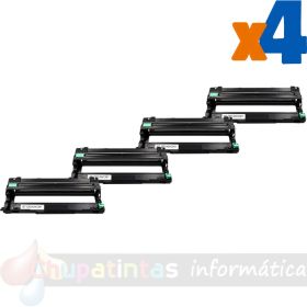 Brother DR243CL Pack de 4 Tambores de Imagen Genericos (Drum)
