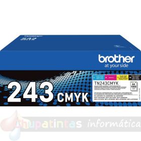 Brother TN243 Pack de 4 Cartuchos de Tóner Originales - TN243CMYK-1